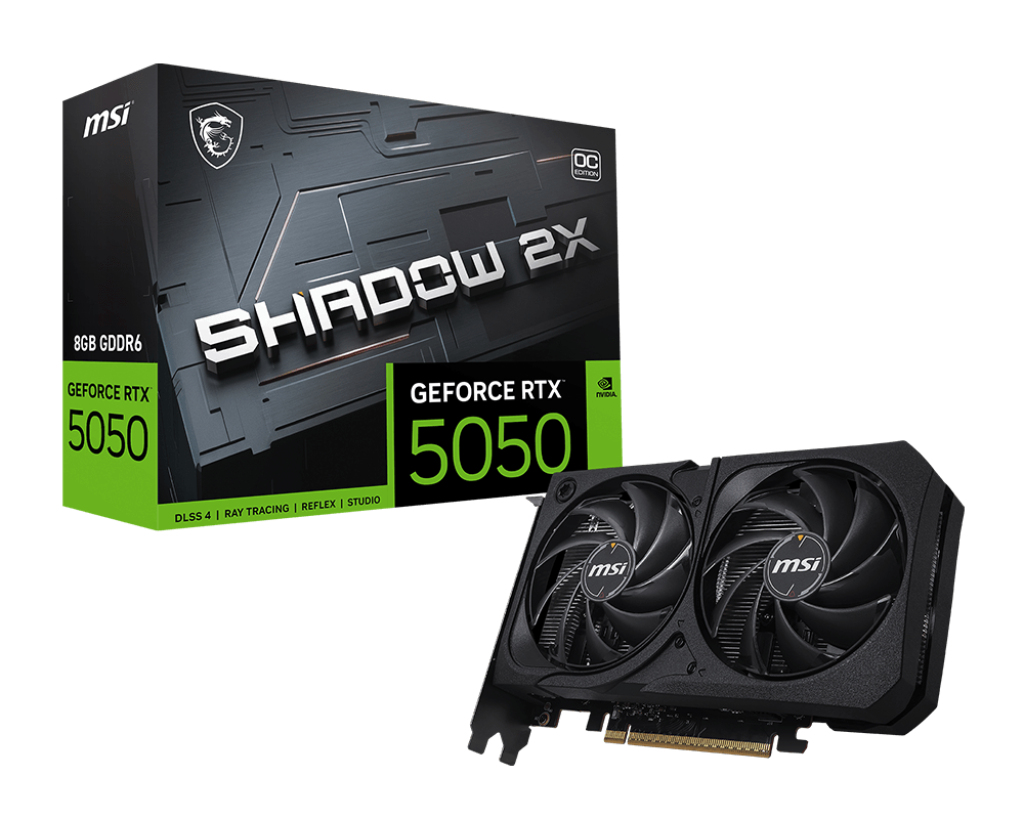 MSI VGA, GEFORCE RTX 5050 8G SHADOW 2X OC