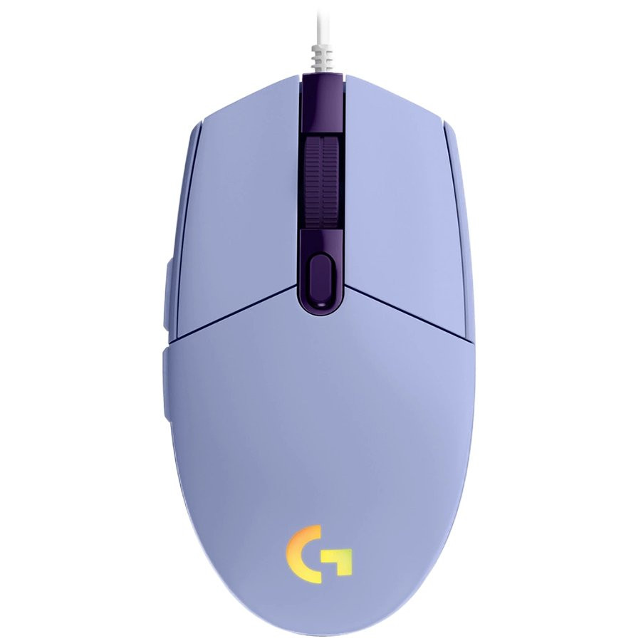 Logitech MOUSE, G102 LIGHTSYNC, gaming, cu fir, USB, optic, 8000 dpi, butoane/scroll 6/1, 910-005854
