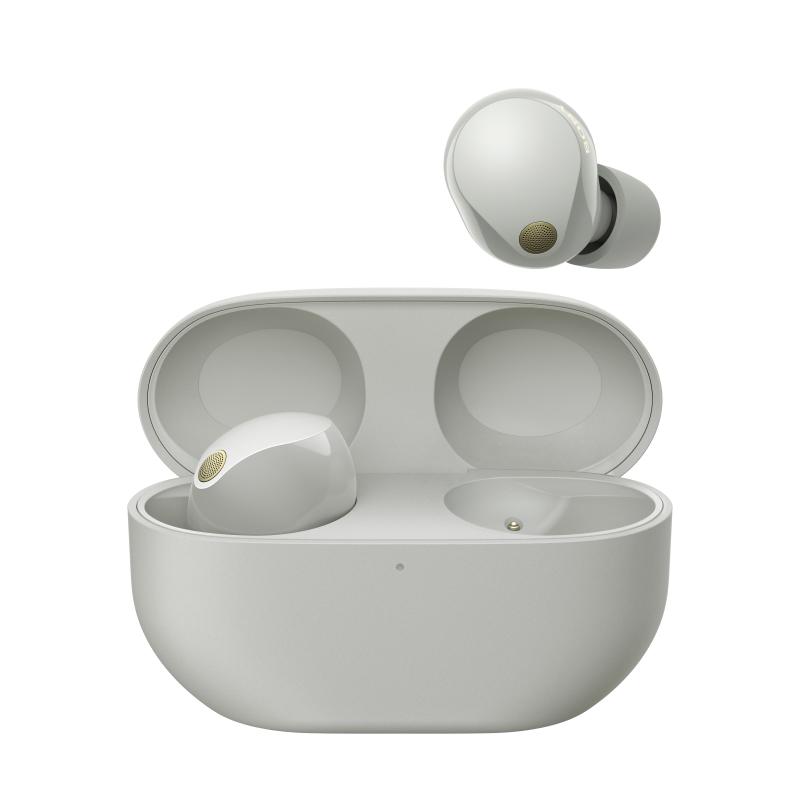 SONY Casti In-ear WF-1000XM5, Wireless, noise-canceling, Argintiu, WF1000XM5S.CE7