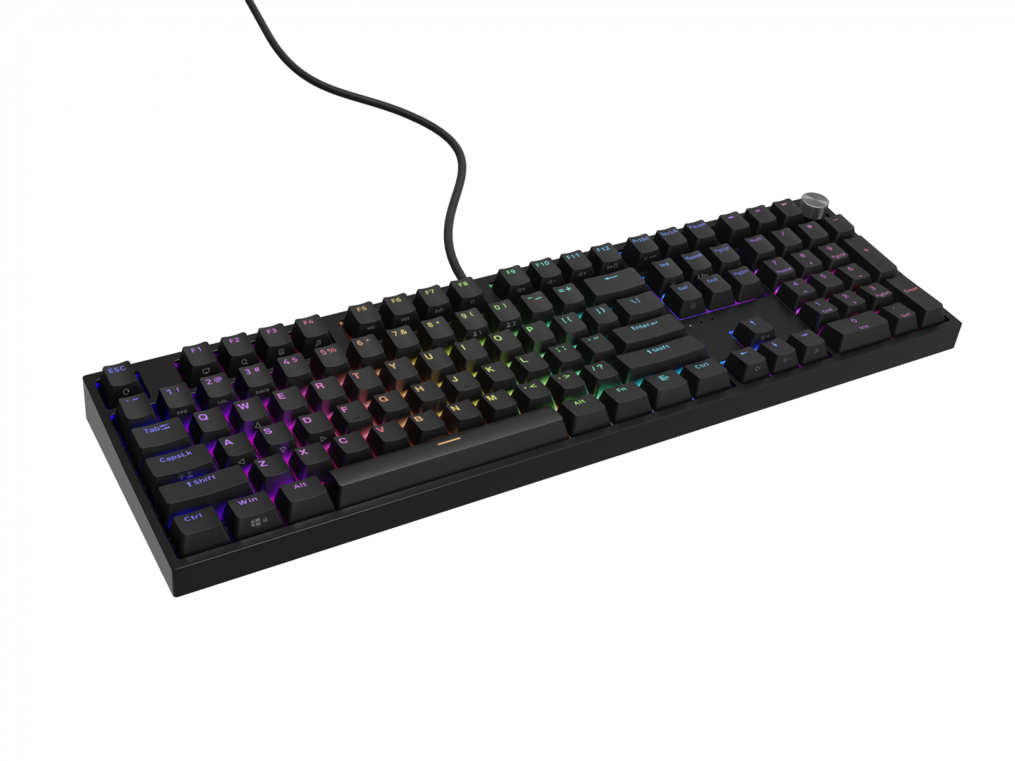 GENESIS Tastatura Mecanica Gaming Thor 404, RGB, USB, negru, NKG-2298