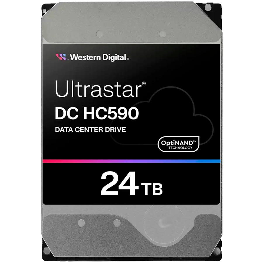 WD HDD Server Ultrastar DC HC590 24TB 512e SE, 3.5, 512MB, 7200RPM, SATA, NP3, SKU, WUH722624ALE6L4