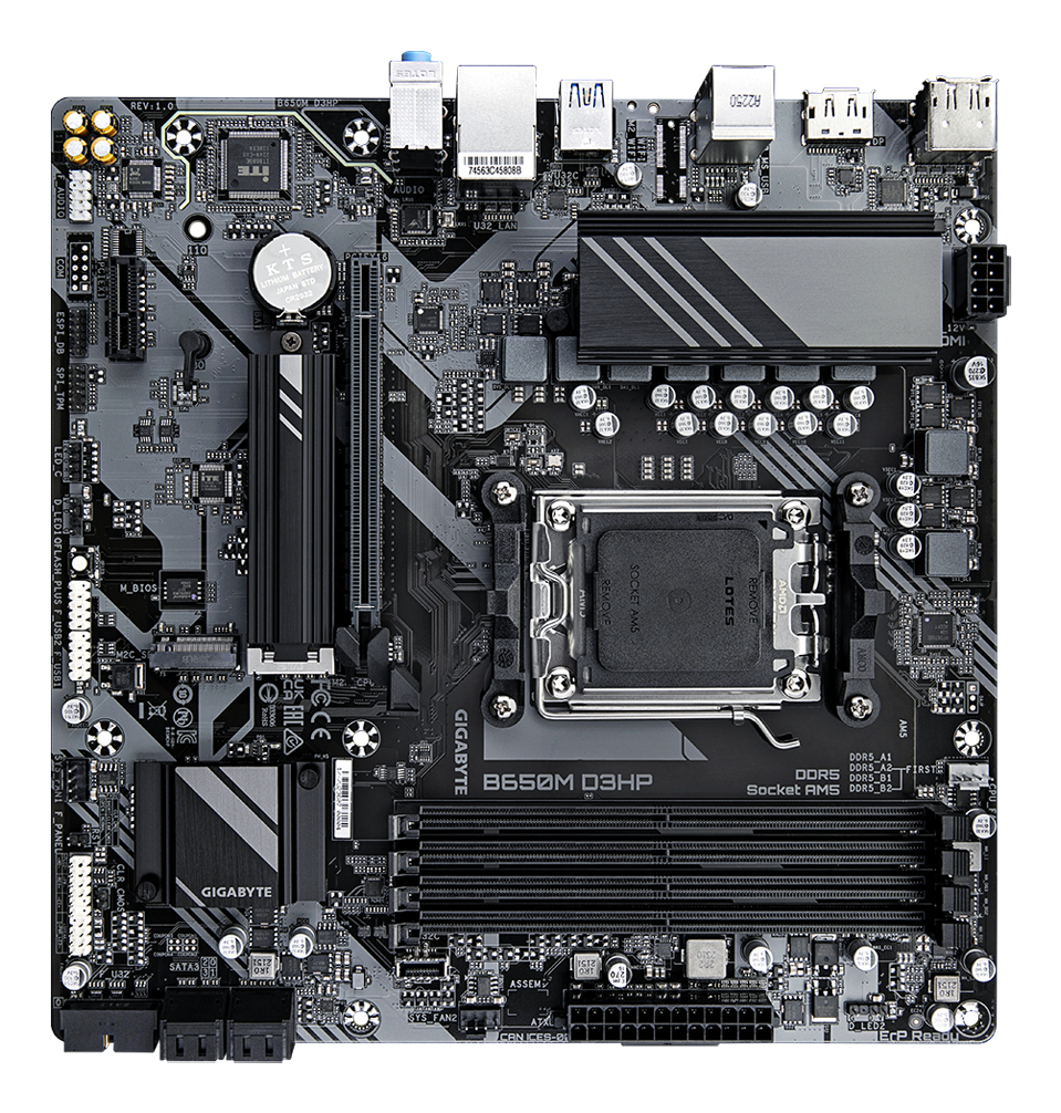 Gigabyte MB AMD B650 SAM5 MATX/, B650M D3HP 1.3 - imagine 4