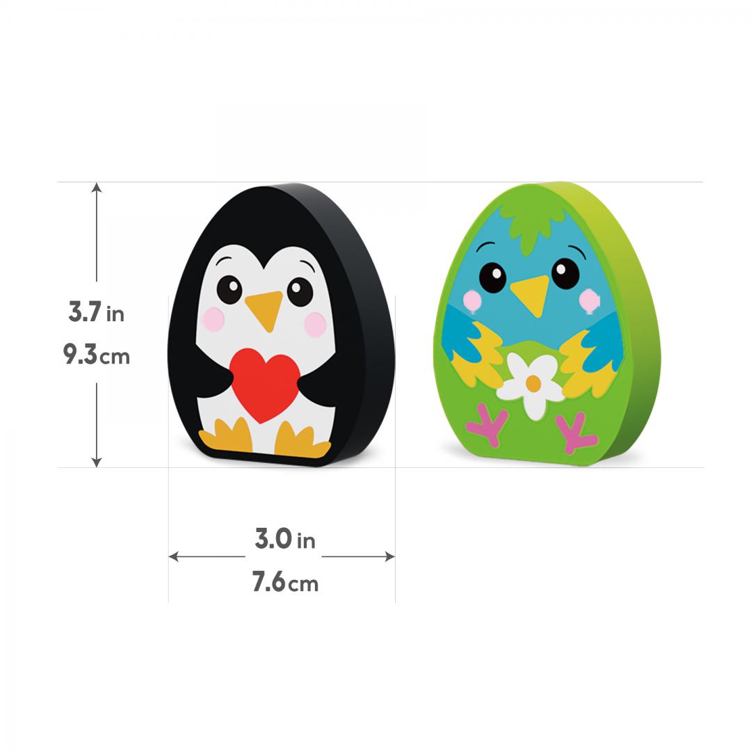 KIDS HITS GRADINA ZOOLOGICA PRIETENOASA DIN LEMN, KH20/001 - imagine 5