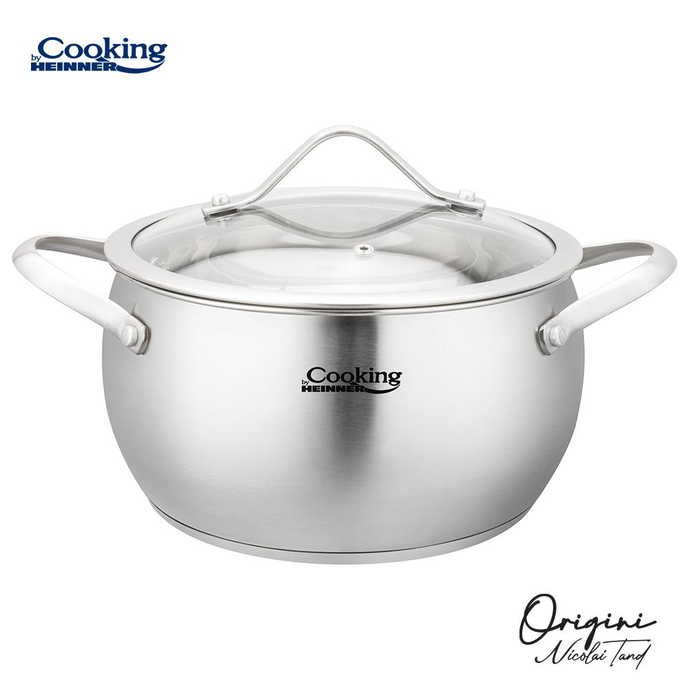 HEINNER SEMIOALA INOX+CAPAC 18X10 CM, 2.5L, NICOLAI TAND, ORIGINI, COOKING BY, HR-RW-T025
