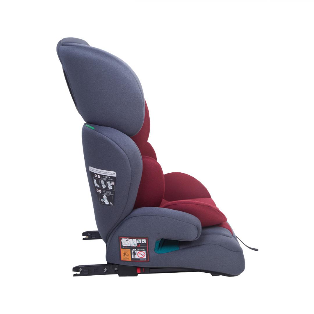 U-GROW Scaun auto/inaltator 76-150CM(15M-12Y), R129, isofix, rosu, UG-301ISO-RD - imagine 3