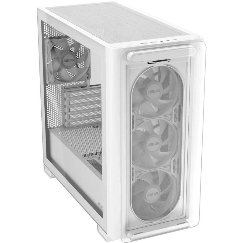 Asus Carcasa, A23 PLUS TG ARGB WHITE - imagine 3
