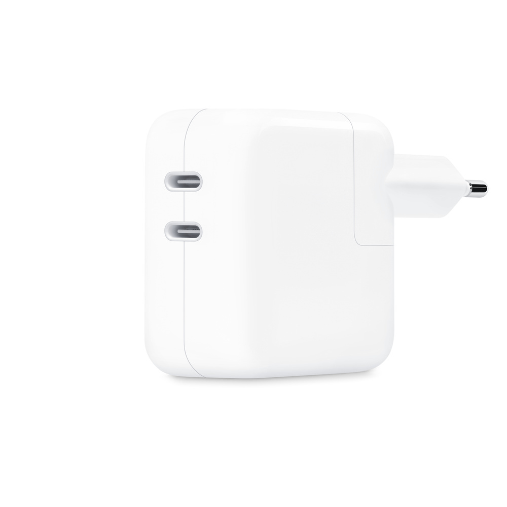Apple Incarcator de retea charger 2x USB-C without cable 35W White, MW2K3