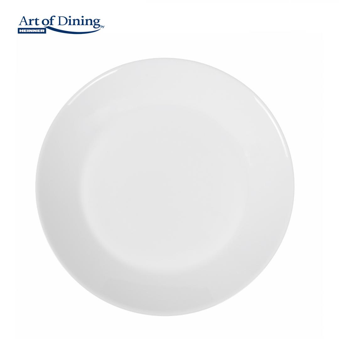 HEINNER SET 6 FARFURII INTINSE OPAL ALB 25 CM, AIDA, ART OF DINING BY, HR-AHL-E256