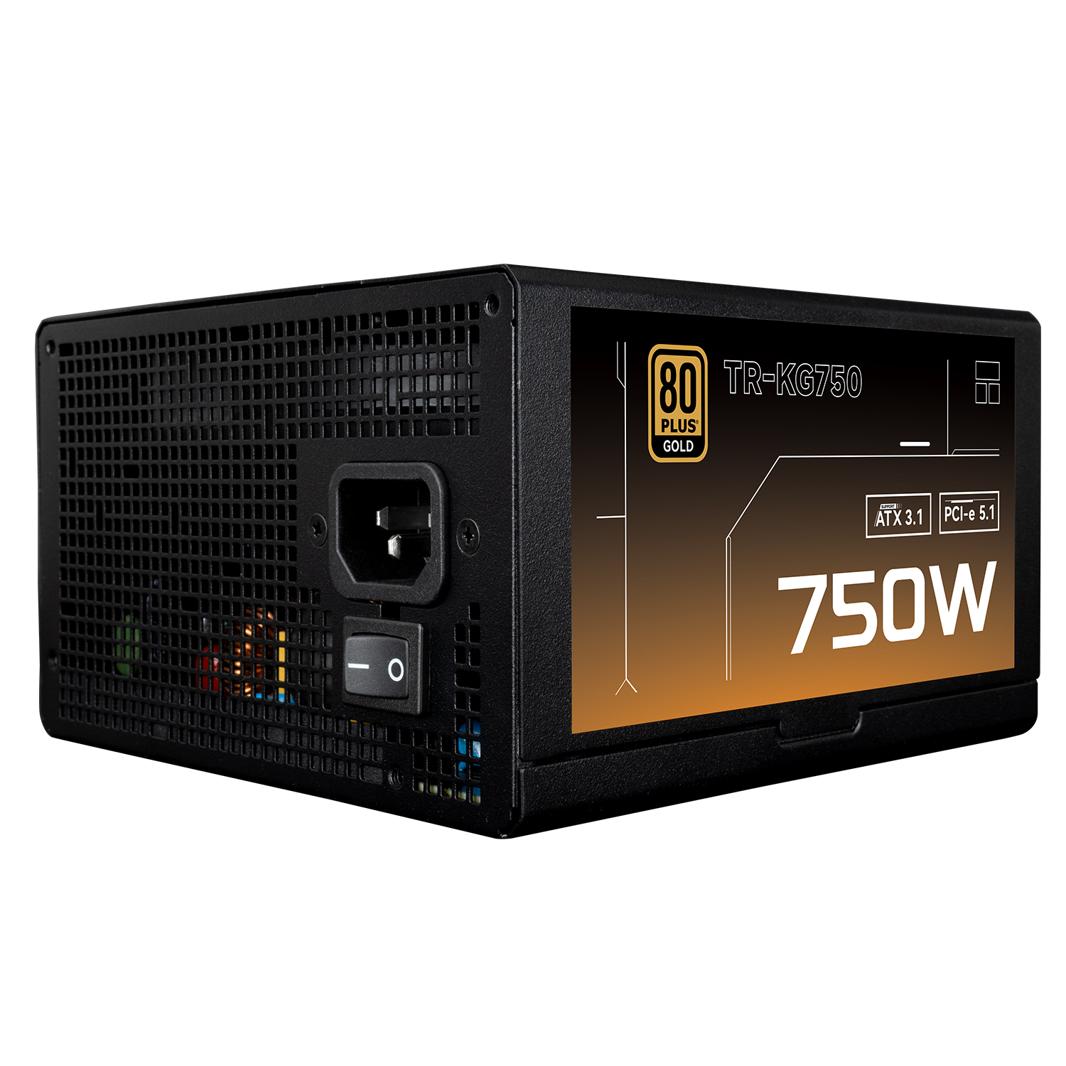 Thermalright SURSA, 750W, certificare 80 Plus Gold, modular, LLC, DC to DC, fan, TR-KG750-sleeved