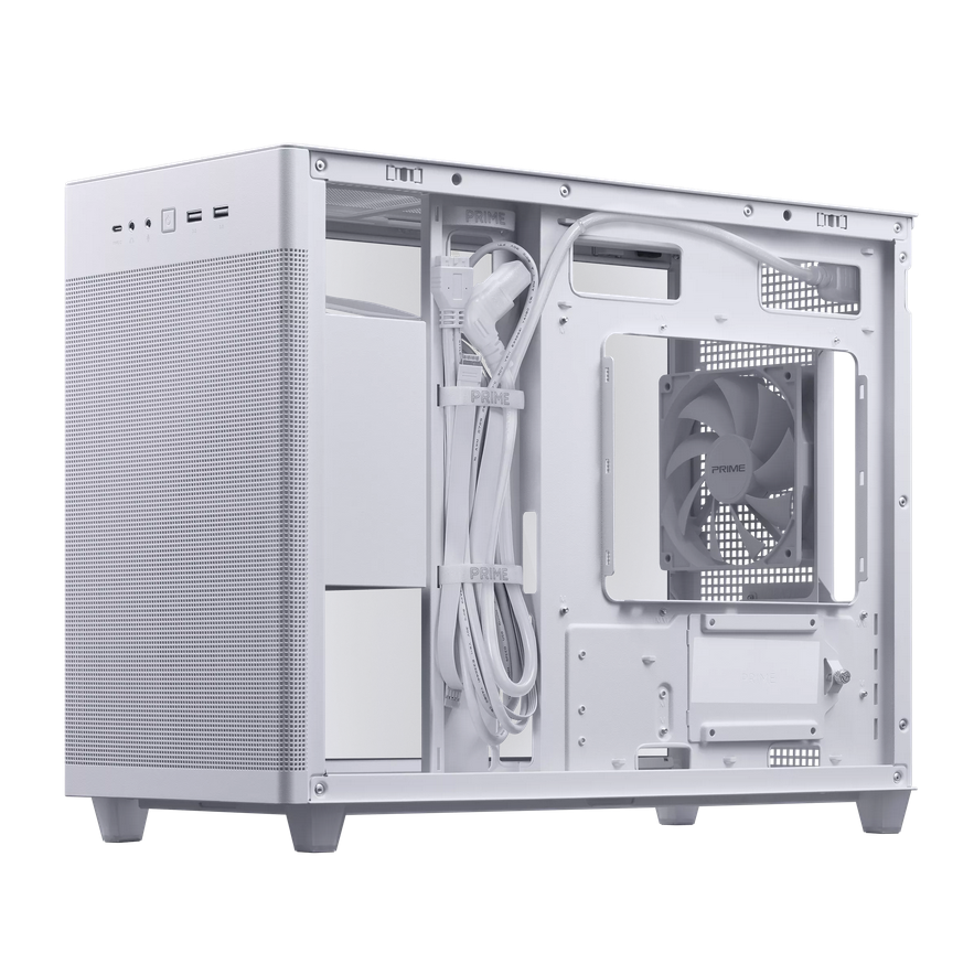 Asus Carcasa, AP201 PRIME WHITE - imagine 2