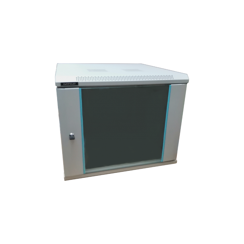 Dateup Rack 4U 600x450, dezasamblat, montare pe perete, usa din sticla, panouri, MP.6404.9000