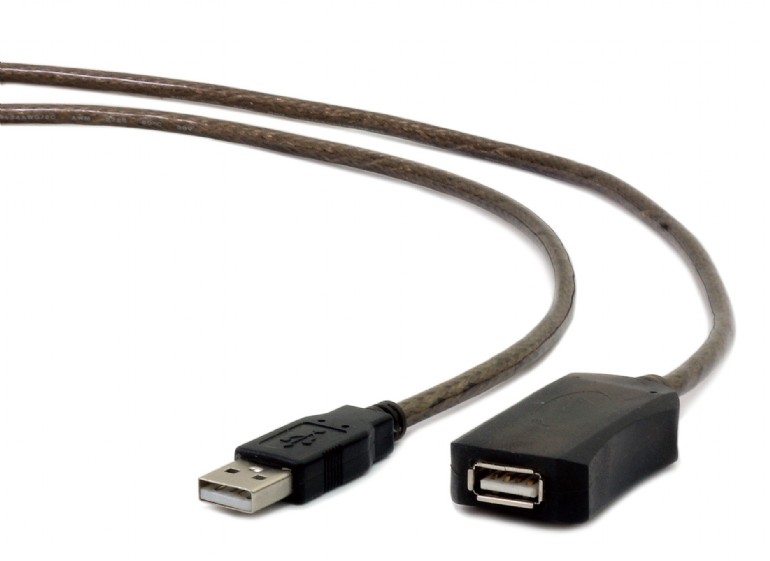 Gembird CABLU USB prelungitor, USB 2.0 (T) la USB 2.0 (M), 5m, activ (permite folosirea, UAE-01-5M