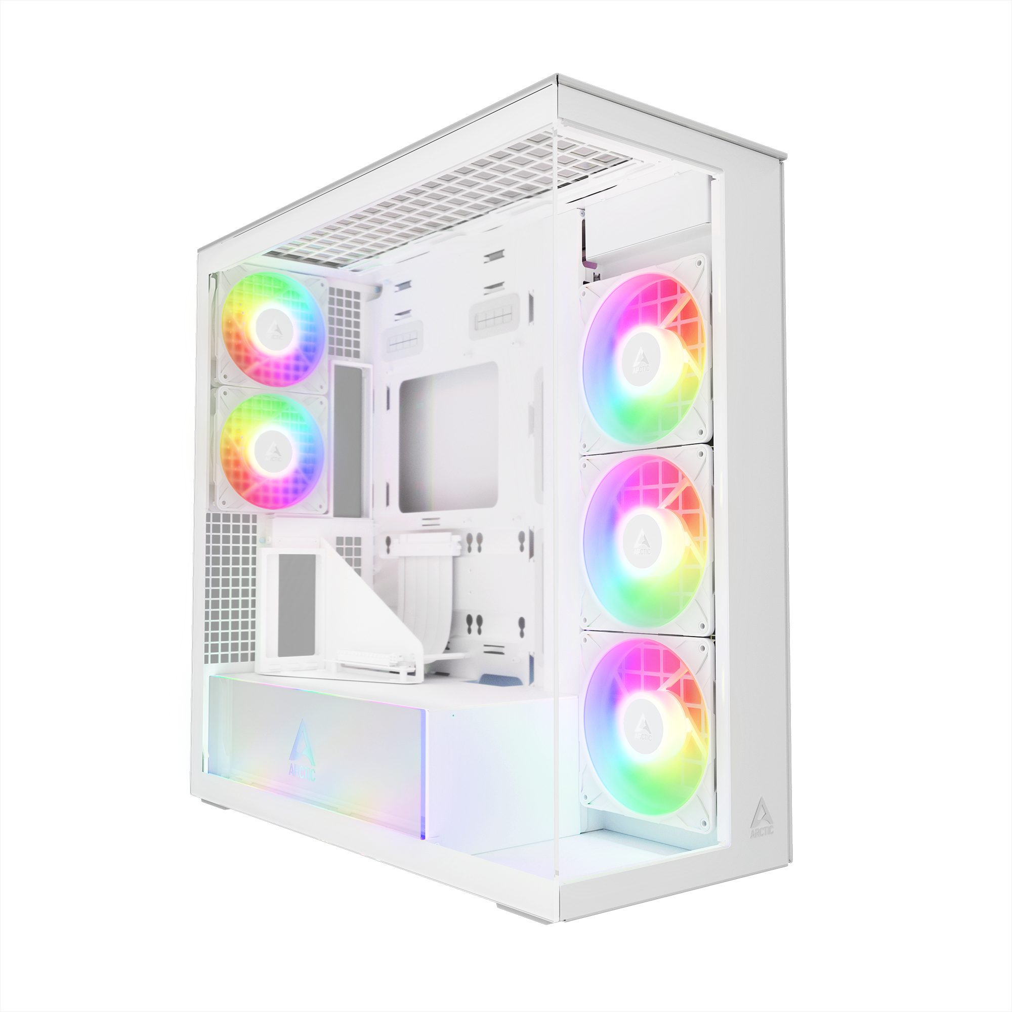 Arctic CARCASA Xtender VG Wh, mid tower, max 8xfan, 3x P14 Pro R A-RGB si 2x P12 Pro, ACPCC00017A