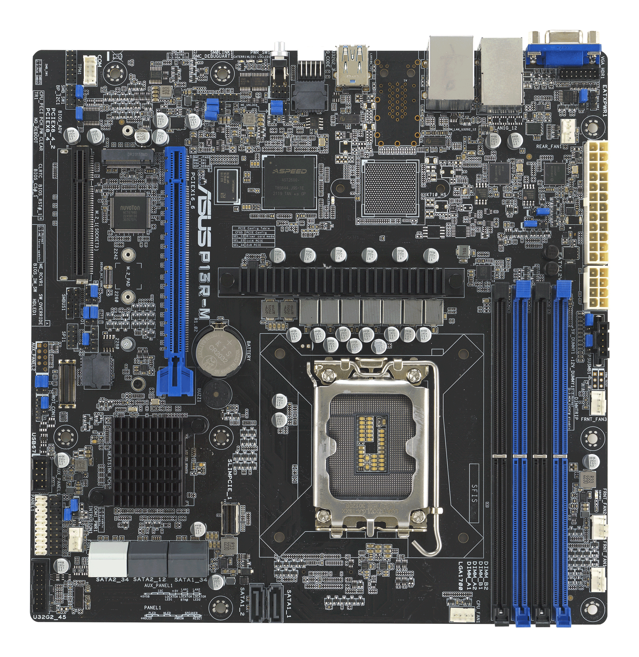 Asus Placa de baza P13R-M Intel C262 LGA1700 DDR5 micro ATX, 90SB0C70-M0UAY0