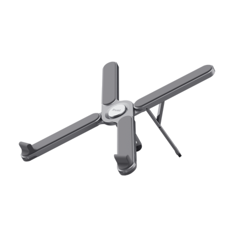 TRUST Stand/Cooler notebook Macy Foldable, pana la 17 inch, Argintiu, TR-25647