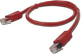 Gembird PATCH CORD UTP Cat5e, cupru-aluminiu, 1 m, rosu, AWG26, PP12-1M/R