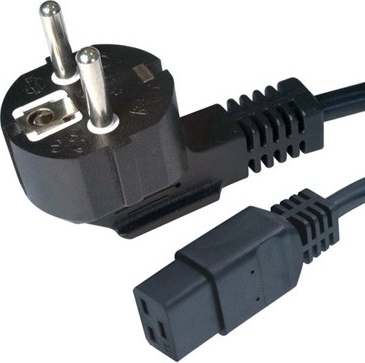 Gembird CABLU alimentare 1.8m, intrare Shucko, iesire C19, 16A, bulk, black, PC-186-C19