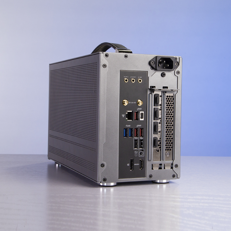 PCCOOLER CARCASA, Mini Tower, ITX, fara sursa, fereastra laterala tip MESH, gri, MINI I100G PRO MESH - imagine 3