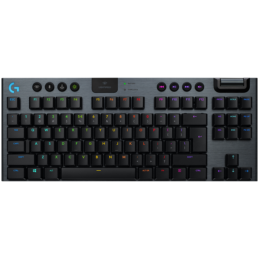 Logitech G915 X LIGHTSPEED TKL Wireless Gaming Keyboard - BLACK - US INTL - 2.4GHZ/BT, 920-012757
