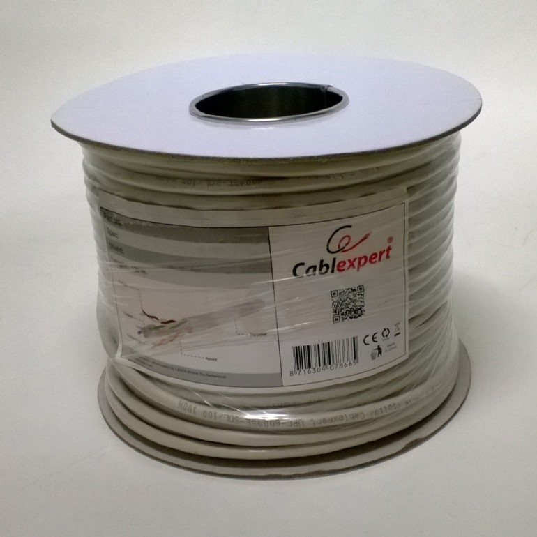 Gembird ROLA CABLU FTP, Cat6. 100m, Cupru-Aluminiu, Solid, AWG24, FPC-6004-SOL/100
