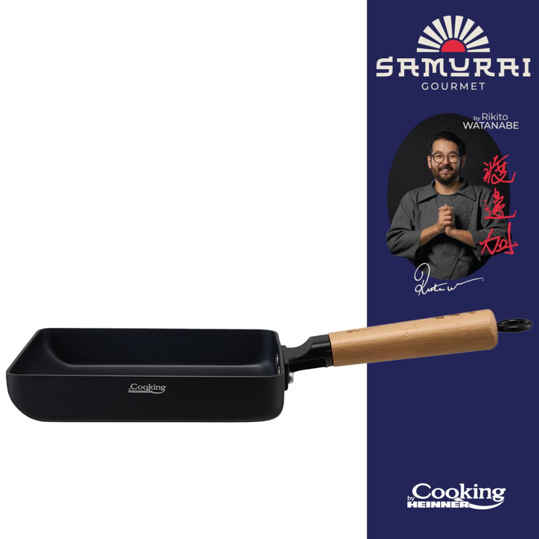 HEINNER TIGAIE JADE 18X15 CM, RIKITO WATANABE, SAMURAI GOURMET, COOKING BY, HR-SNT-J15