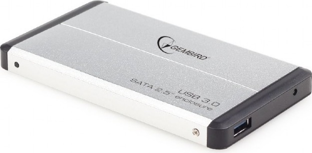 Gembird RACK extern, pt HDD/SSD, 2.5 inch, S-ATA, interfata PC USB 3.0, aluminiu, EE2-U3S-2-S