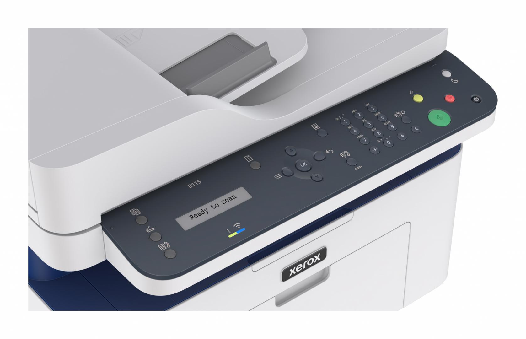 XEROX Multifunctional laser B115, format A4, Monocrom, USB/LAN/Wi-Fi, B115V_NI - imagine 3