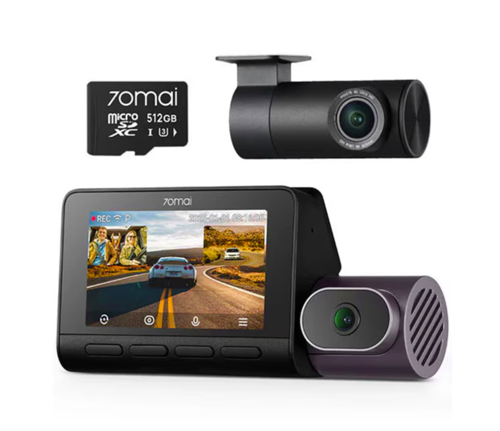 70MAI Camera auto DVR T800 Premium 4K, 146 FOV, ADAS, GPS, Night Vision,Wi-Fi, T800-41-512G