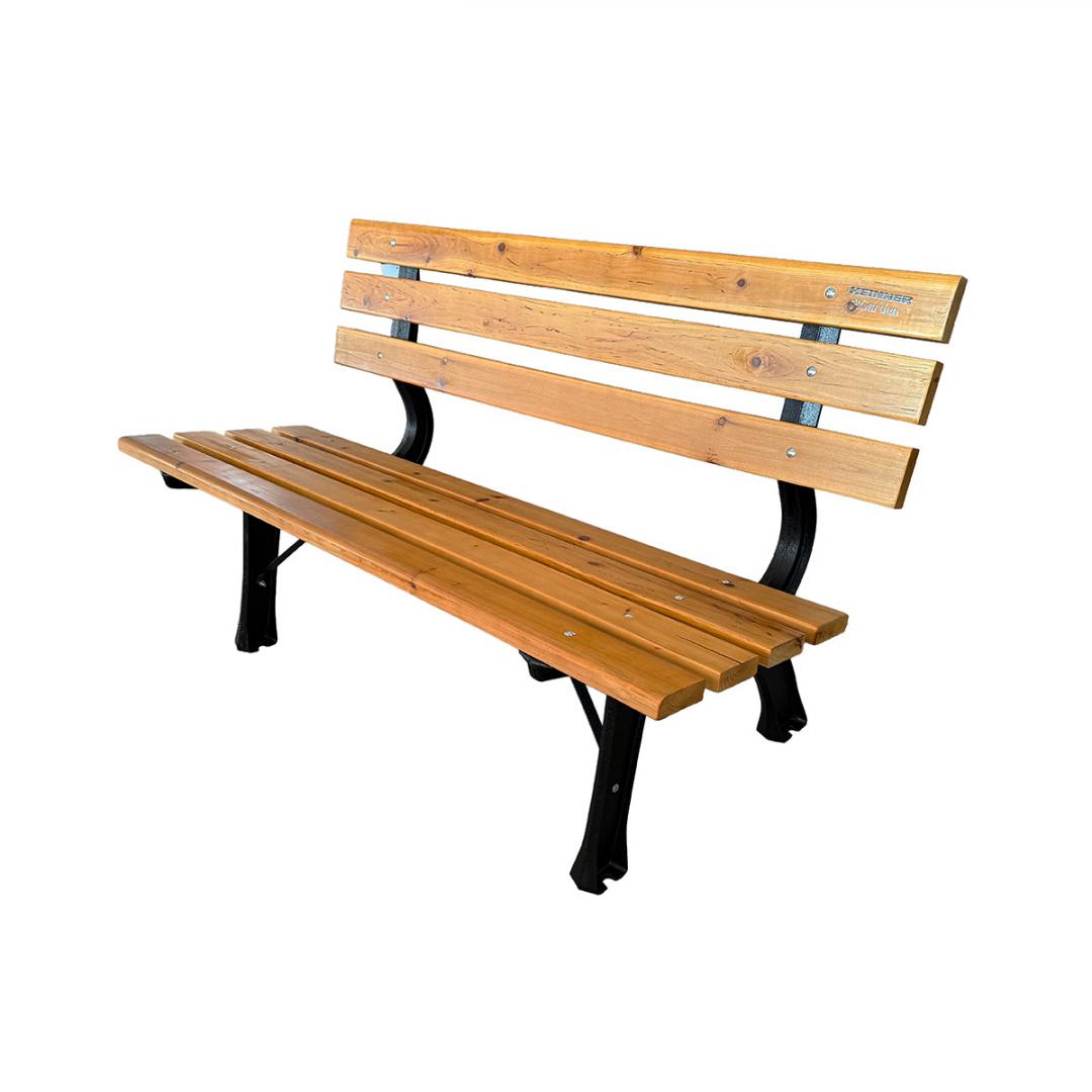 HEINNER BANCA LEMN/OTEL 120*57*70CM, HR-DBML002