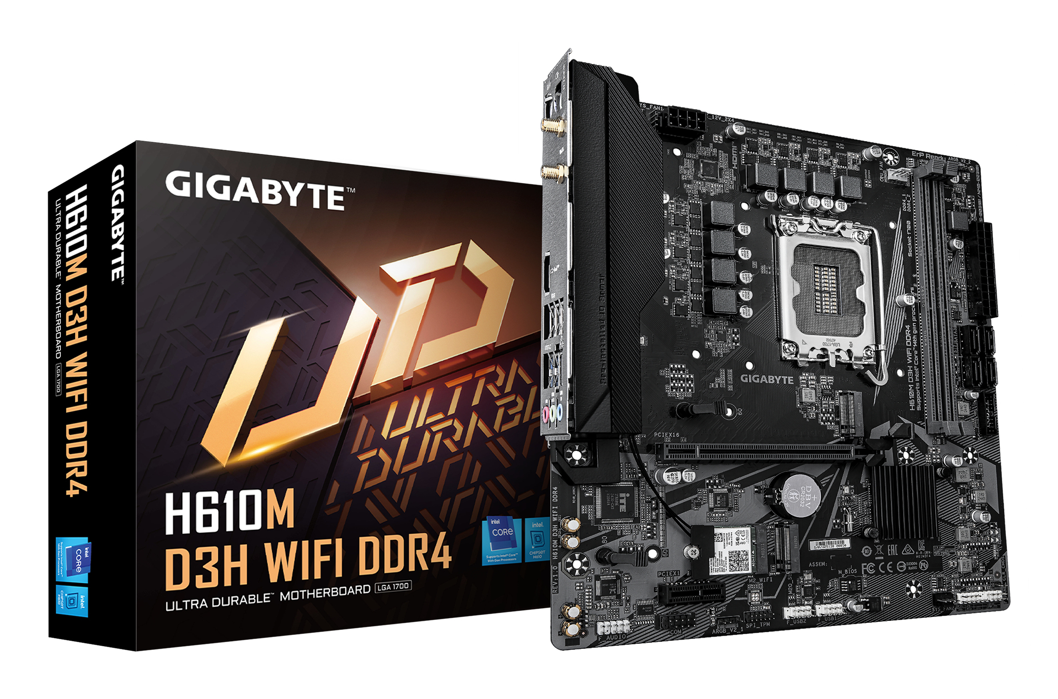 Gigabyte MB H610M D3H LGA1700 DDR4, H610M D3H WIFI DDR4
