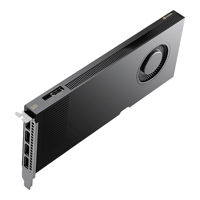 PNY nVidia RTX PRO 4000 Blackwell, 24GB GDDR7, 192-bit, PCI Express 5.0 x16, Negru, VCNRTXPRO4000-SB