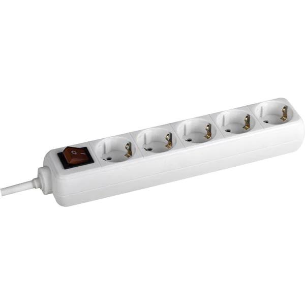 Bachmann PRELUNGITOR, Schuko x 5, conectare prin Schuko (T), cablu 1.5 m, fara protectie, BM-3812545