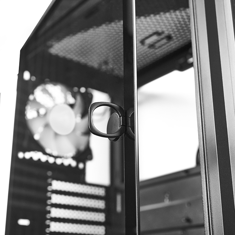 CHIEFTEC CARCASA HUNTER 2, Middle Tower,ATX fara sursa, sticla securizata,4xfan ARGB,USB, GS-02B-OP - imagine 7