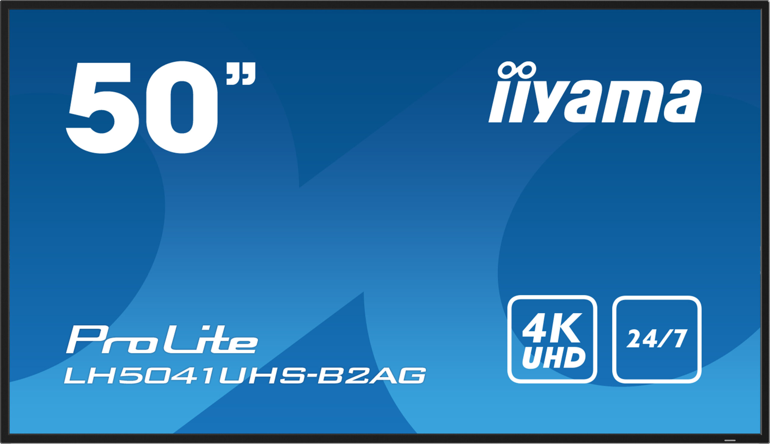 Iiyama Display Profesional VA LED 50", UHD (3840 x 2160), VGA, HDMI (Negru), LH5041UHS-B2AG - imagine 2