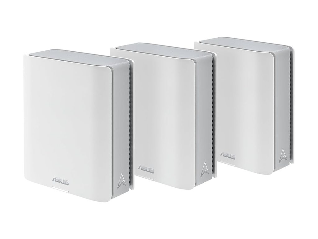 Asus Router Mesh ZenWiFi BT10(3PK), 18 GbpsDual 10G Ports,4G & 5G Mobile Tethering, BT10(W-3-PK)