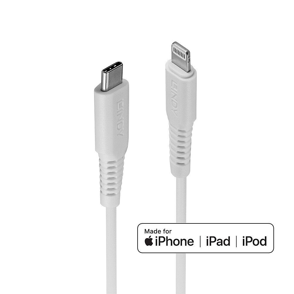 Lindy CABLU alimentare si date pt.smartphone Lightning (T) la USB Type-C (T), LY-31317