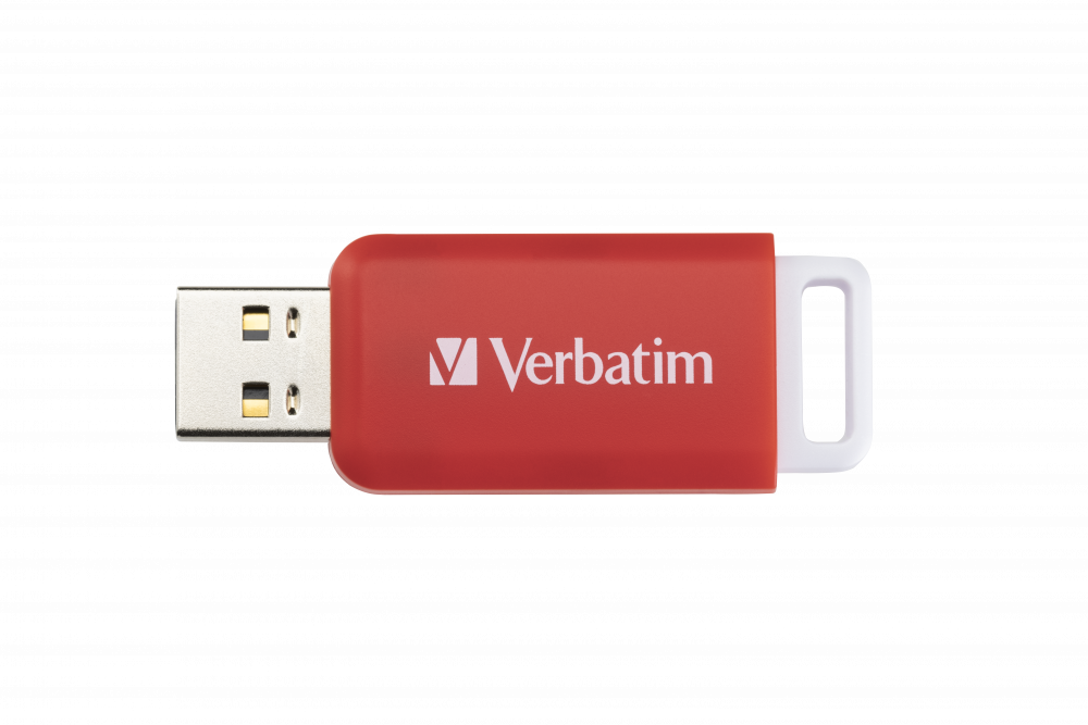 Verbatim MEMORIE USB DATABAR 16GB USB 2.0 ROSU, 49453 - imagine 3