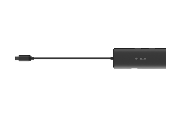 A4Tech DOCKING Station universal, 8-in-1, conectare PC USB Type C,USB-Cx2, USB-A 3.0x1, DST-80C-GR - imagine 4