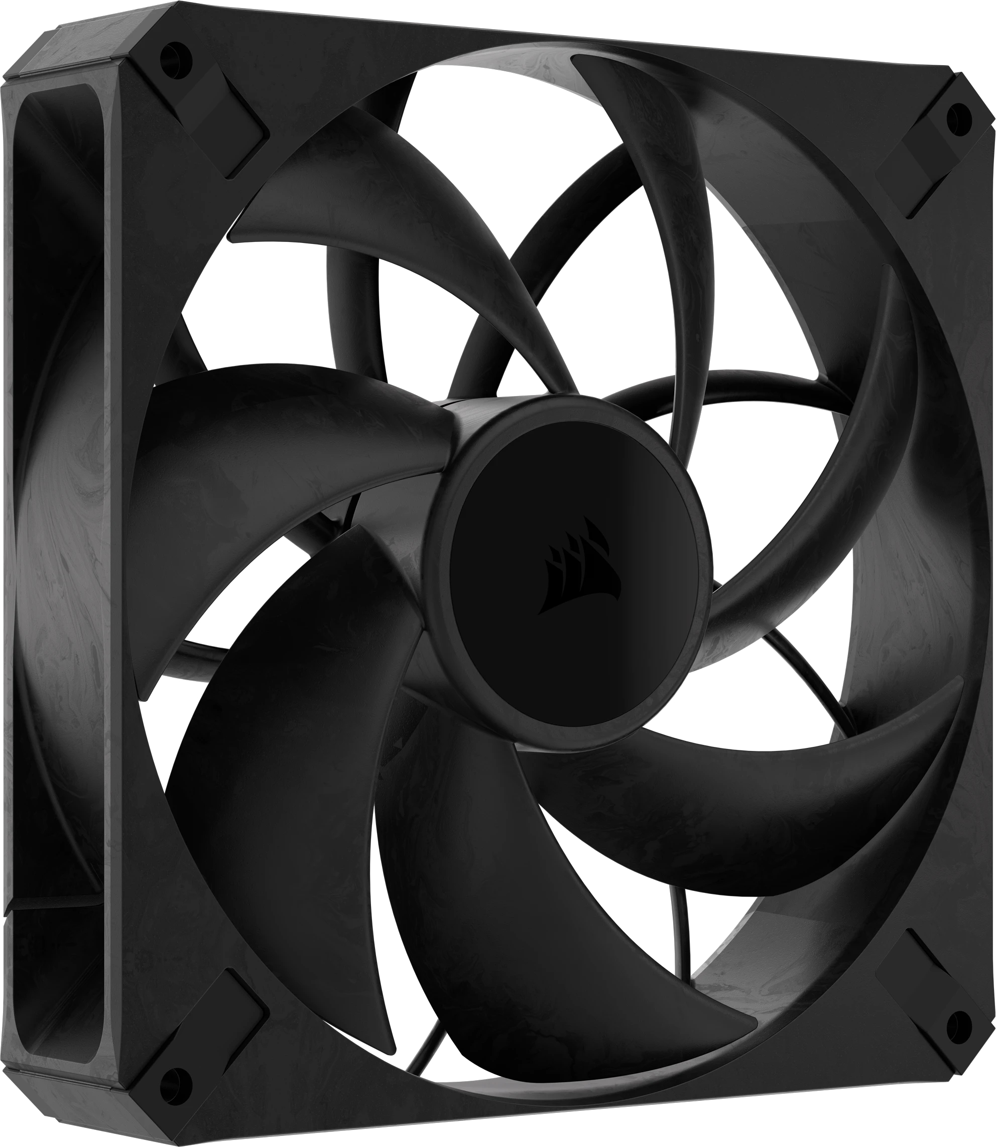 Corsair Ventilator RS140 MAX 140mm PWM, 1600 RPM, Dual Pack, Negru, CO-9050175-WW - imagine 3