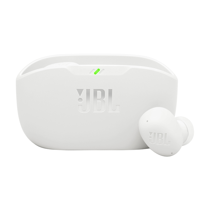 JBL Wave Buds 2, 10 ore, Bluetooth 5.3, Alb, JBLWBUDS2WHT