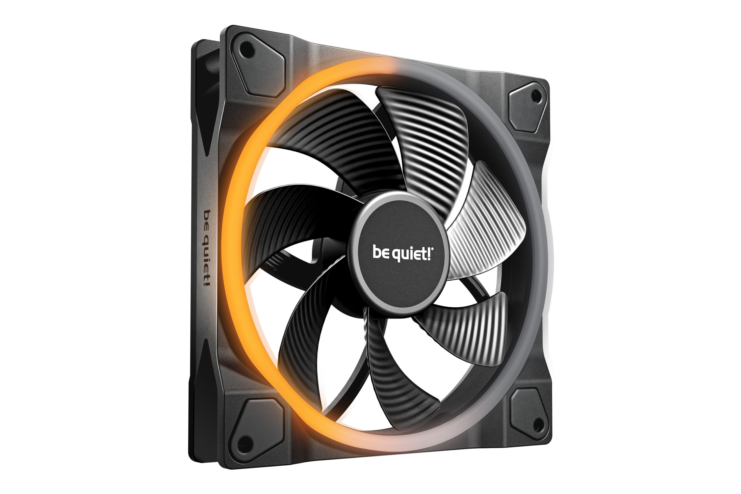 Be Quiet Ventilator ! #LIGHT WINGS" 140mm, 1300 rpm, rifle bearing, PWM, reversibil, negru, BL134 - imagine 3