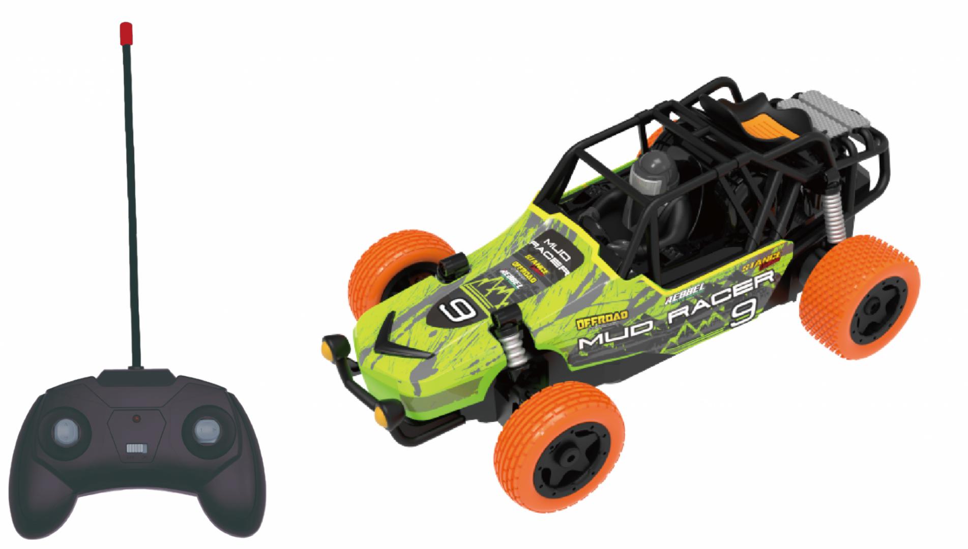 CEVODLE MASINUTA CU TELECOMANDA NITRO RACER, SCARA 1/24, 19CM, DIVERSE CULORI, CEV24531-3204MIX - imagine 3