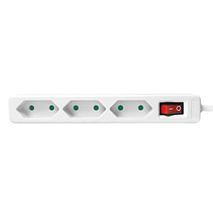 Logilink PRELUNGITOR, Euro skt x 3, conectare prin Schuko (T), cablu 1.5 m, 7.5 A, protectie, LPS230 - imagine 2