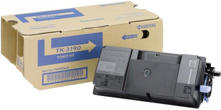 KYOCERA Toner Original Black pentru Ecosys P3055|P3060|P3155|P3260|M3655|M3660|M3860, 25k, TK-3190