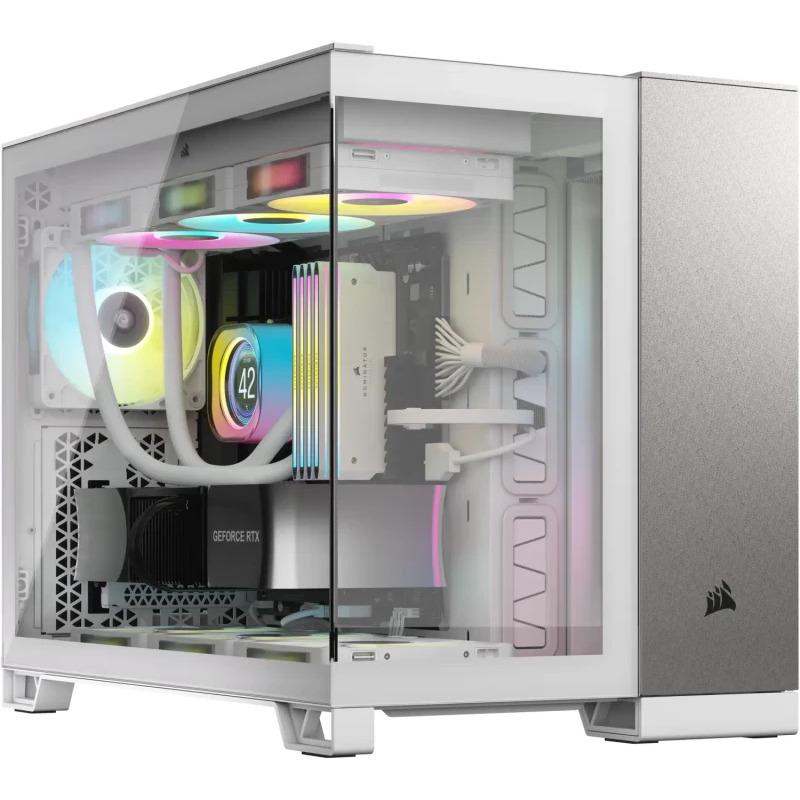 Corsair CR CASE 2500X AIRFLOW RGB Mid-Tower Wh/S, CC-9011289-WW