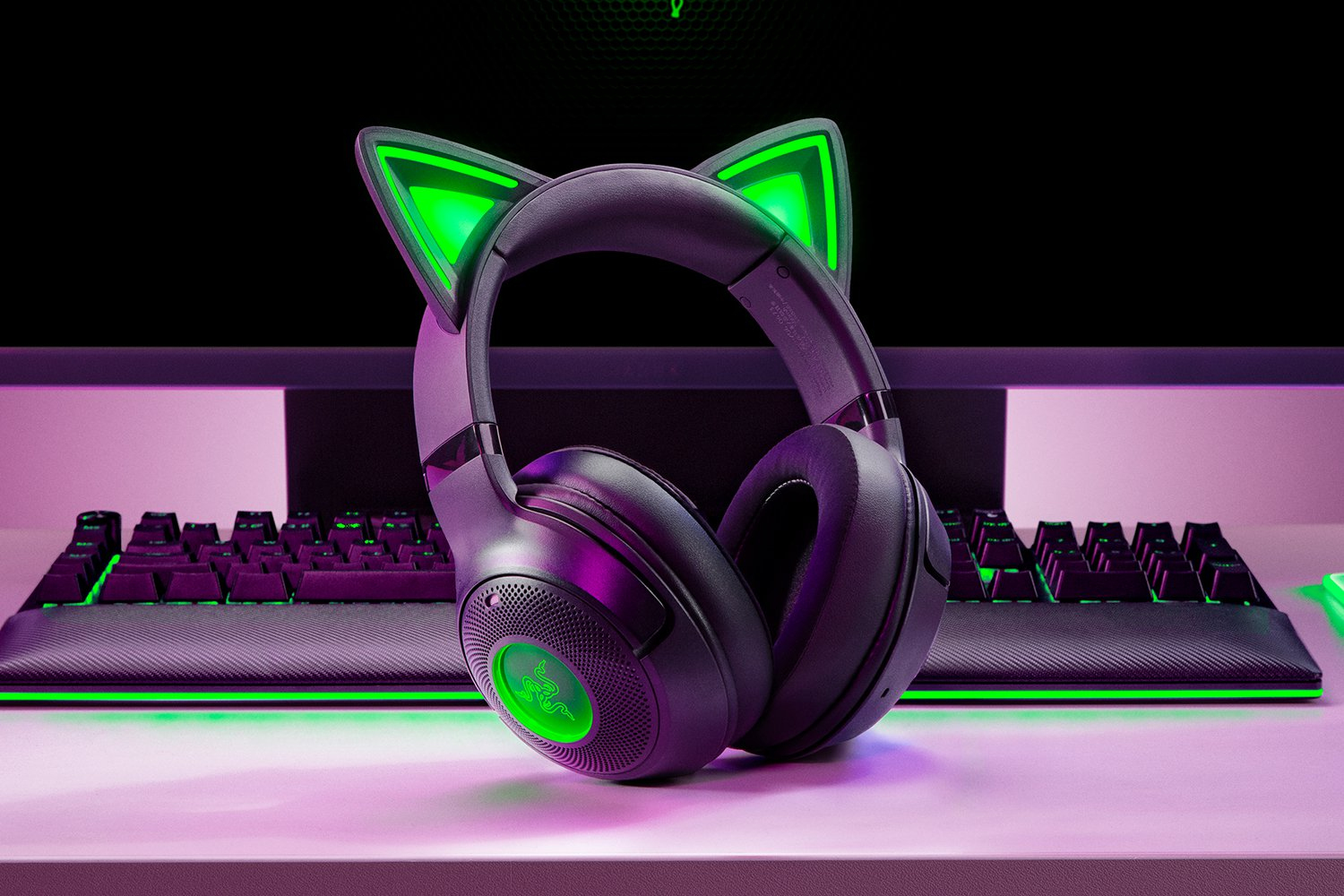 Razer Casti Kraken Kitty V2 BT, negru, RZ04-04860500-R3M1 - imagine 6