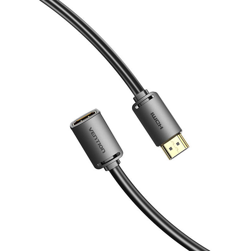 Vention Cablu video, HDMI(T) la HDMI(M), 1.5m, rezolutie maxima 4K la 60Hz, conectori auriti, AHCBG - imagine 3