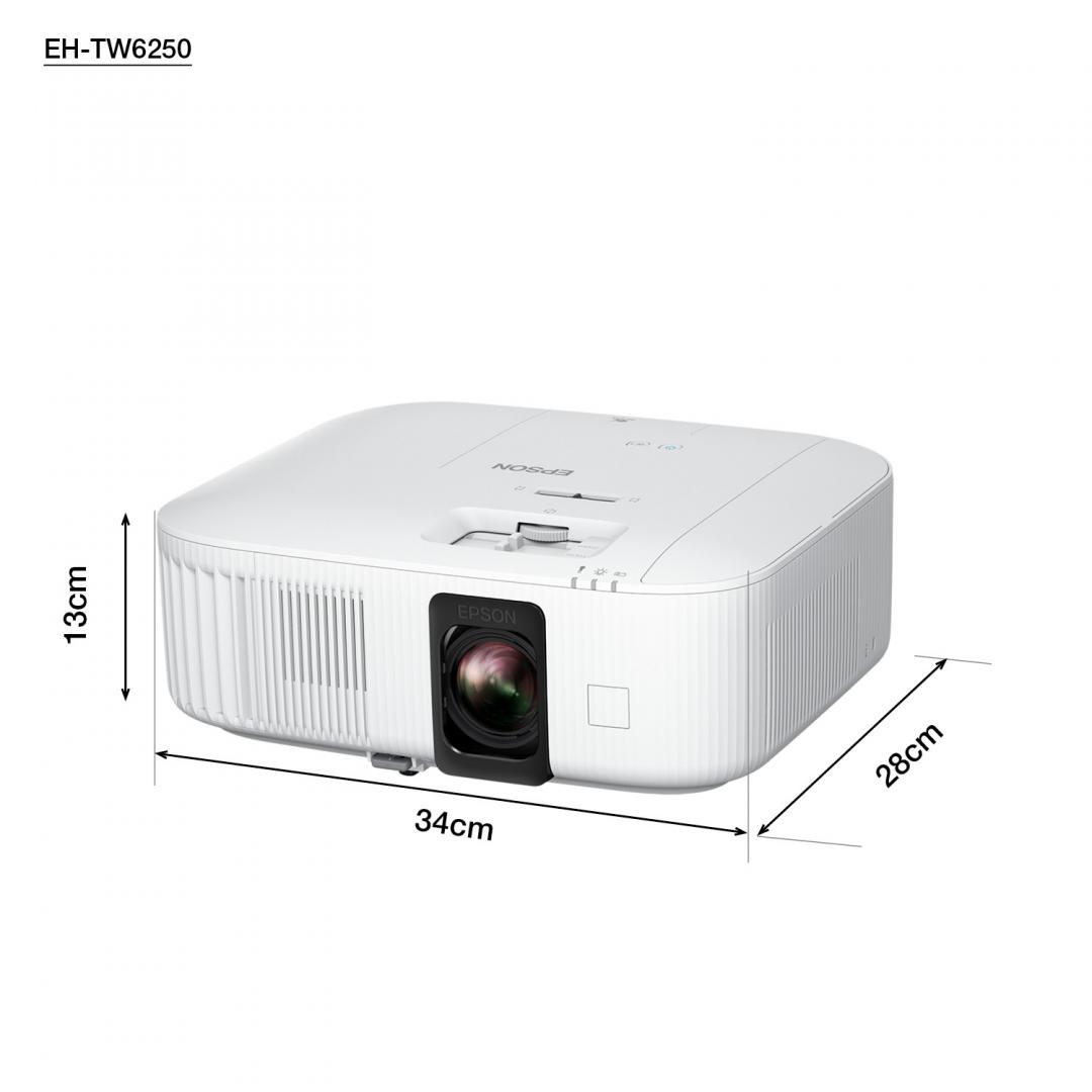 Epson EH-TW6250 4K PRO-UHD 2800Lm with HC lamp, V11HA73040