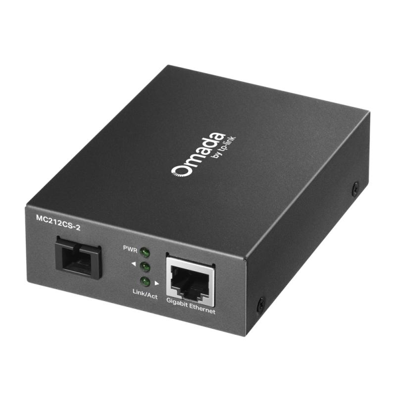 TP-LINK Convertor Media Omada 1 Gbps, 1310TX/1550RX nm, 20 km, RJ-45 - SC/UPC, MC212CS-20