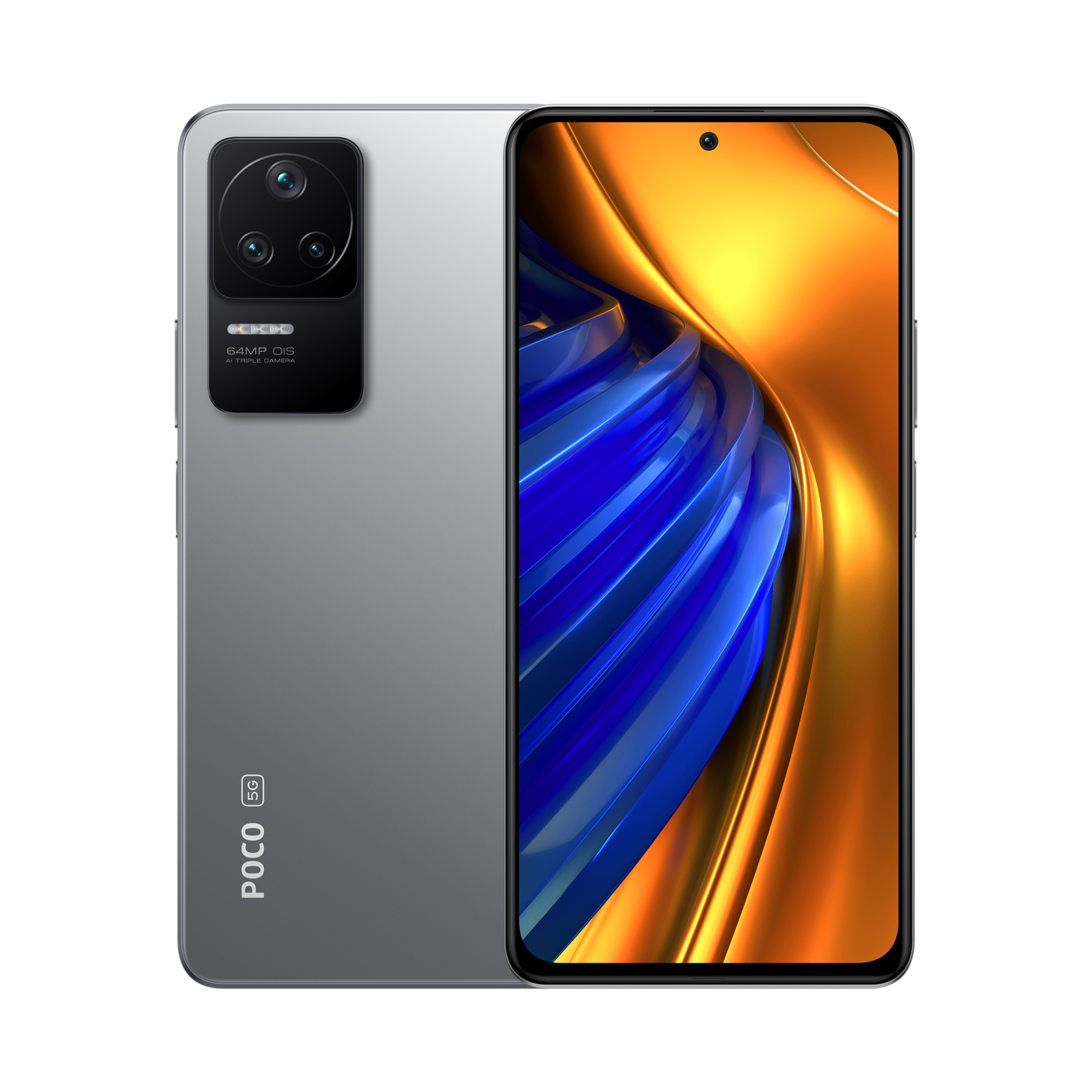 Xiaomi Smartphone Poco F4 128GB 6GB RAM 5G Dual SIM Moonlight Silver, MZB0BMUEU
